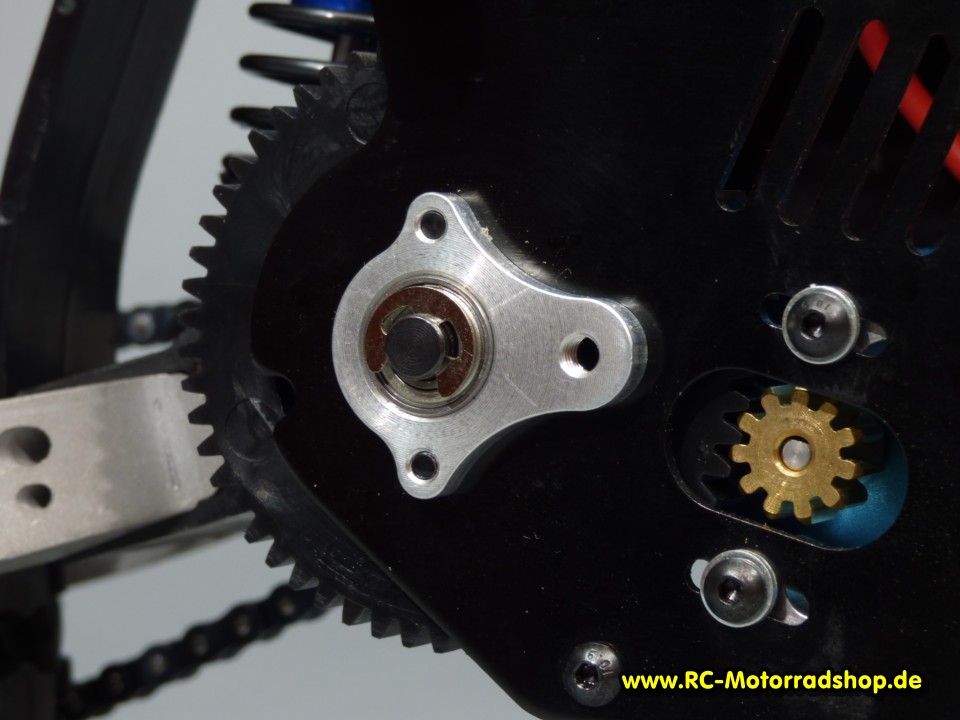 RCMS-044: Upgrade Schwingenlagerungen (2) Aluminium ARX-540 / X-Rider BX4003 + 4004 / REELY Offroad Bike RCMS-044